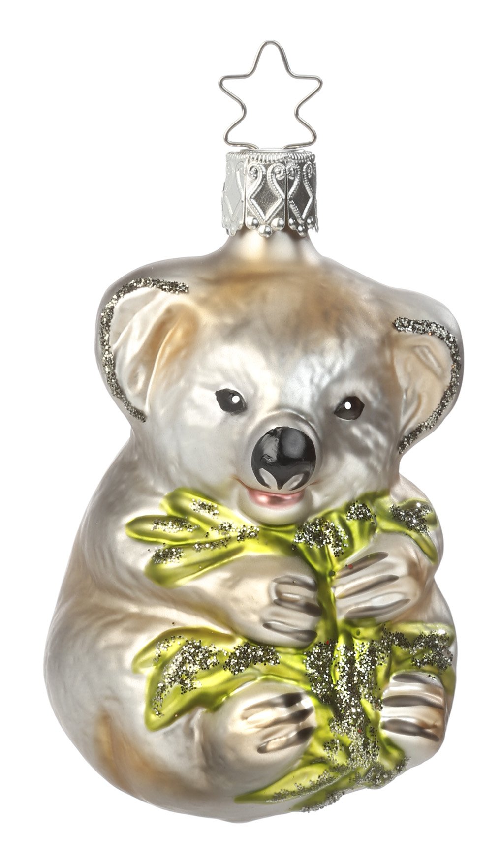 Suspension koala Karlchen Inge Glas soufflé à la bouche art de Thuringe