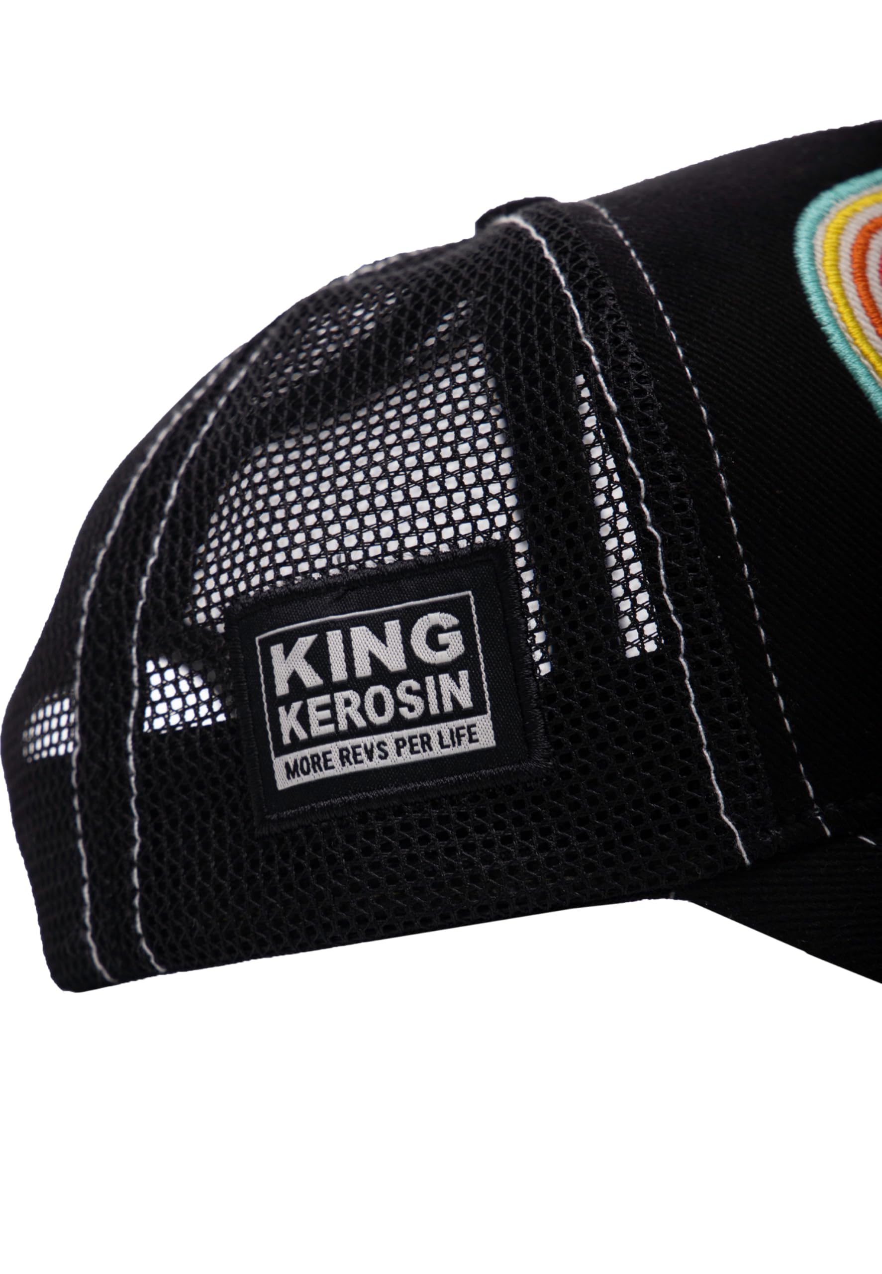King Kerosin Cappellino Trucker - F You, Nero , Taglia unica