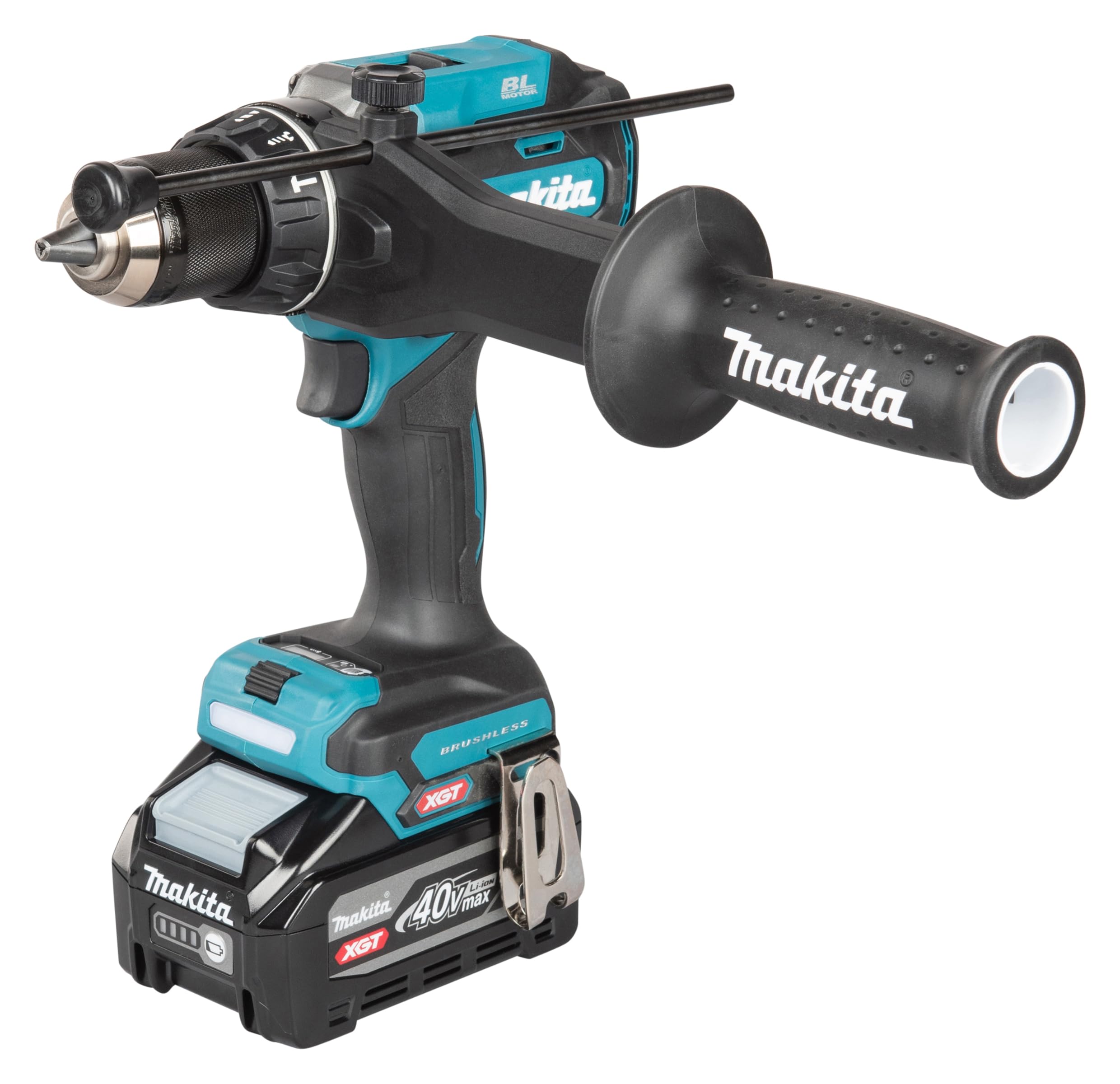 Makita HP003GU201 Akku-Schlagbohrschrauber, 40V max., 4,0 Ah, 2 Akkus, Ladegerät, im MAKPAC