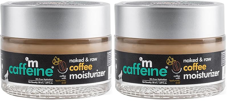 Hidratante facial em gel mCaffeine com café, cafeína, ácido hialurônico e provitamina B5 — 50 mL, pacote com 2
