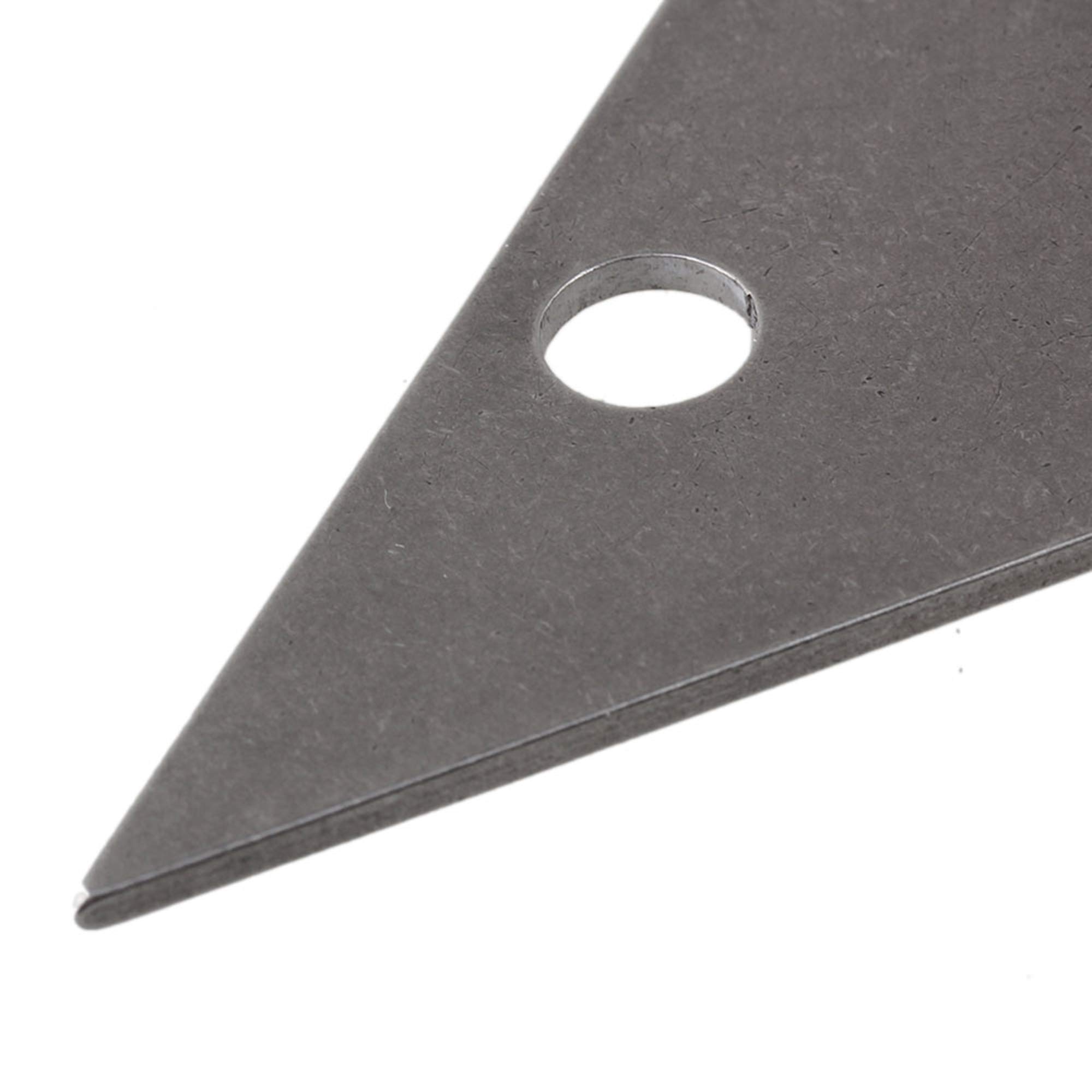 Yibuy 10 pezzi chitarra basso tastiera regolare tasti livellamento strumento in acciaio al carbonio