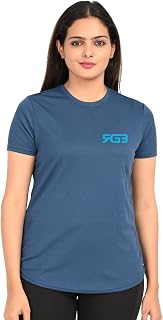 3Colours RGB Women's Gym Workout T-Shirt –, Quick Dry, Breathable Activewear Sports Top-BACKBOX STEPLINE Price In India