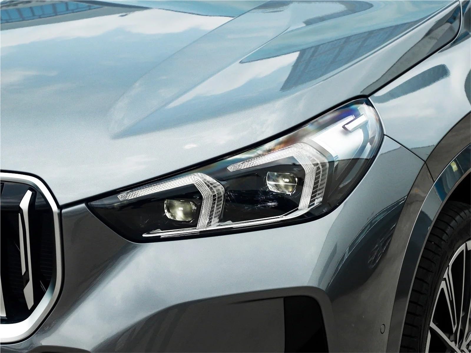 Proiettore Anteriore Lente Faro Per BMW Per X1