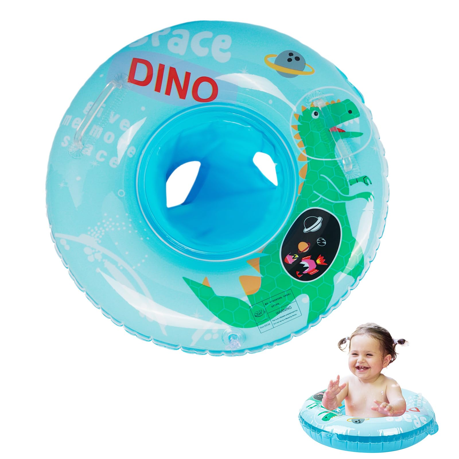 Baby Swimming Float, Baby Inflatable Pool Float with Seat for 6-36 Months