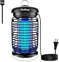 Endbug 2-in-1 Bug Zapper Outdoor Indoor: 4200V Electric Mosquito Fly Killer with LED Light, IPX6 Waterproof, 1500 Sq Ft Coverage