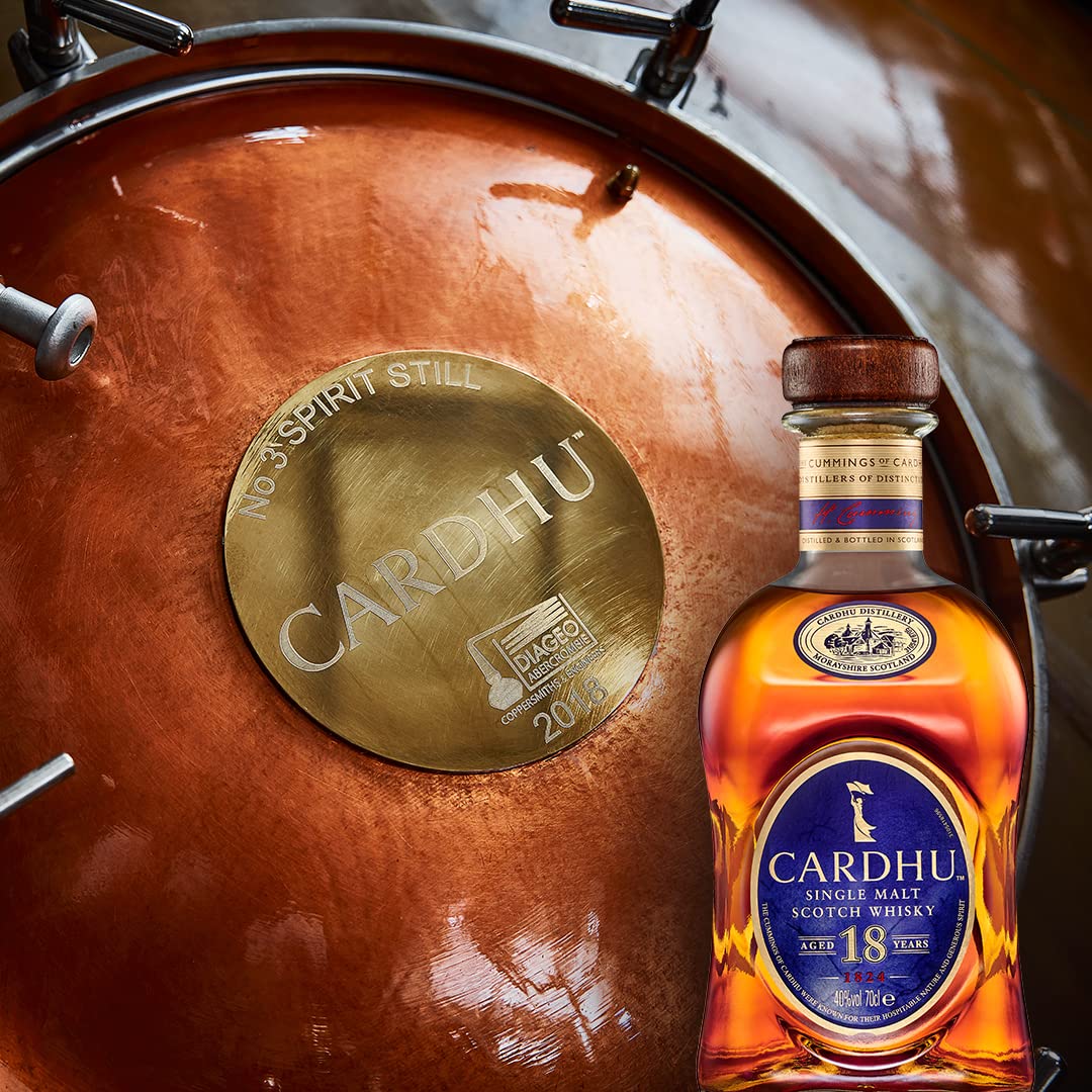 Cardhu 18 Ans, Whisky Écossais Single Malt, 70 cl