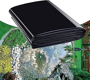 HDPE Teichfolie 3x3,65m 0,4mm - UV-beständige Abdichtungsfolie Für Gartenteiche