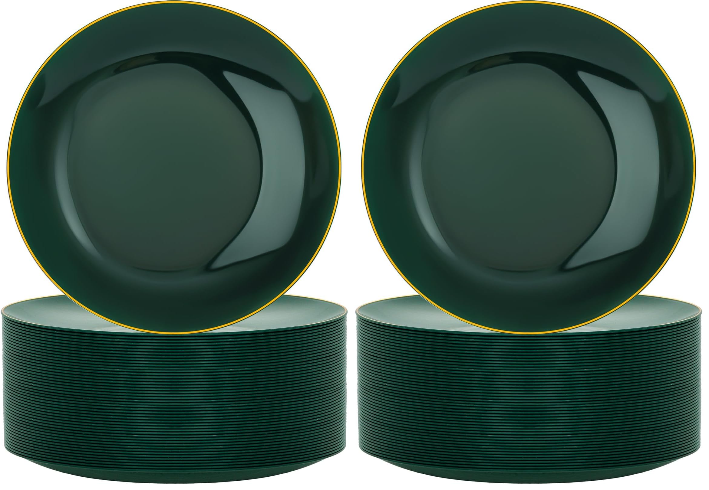 Gold Disposable Plates - 100 Pack -23