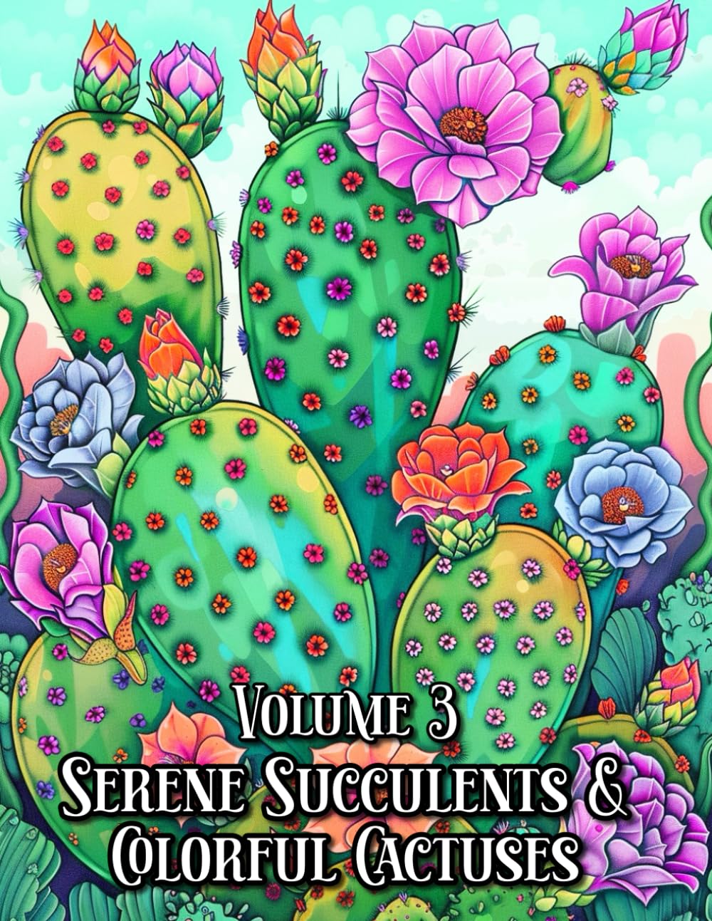 Serene Succulents and Colorful Cactuses: Volume 3