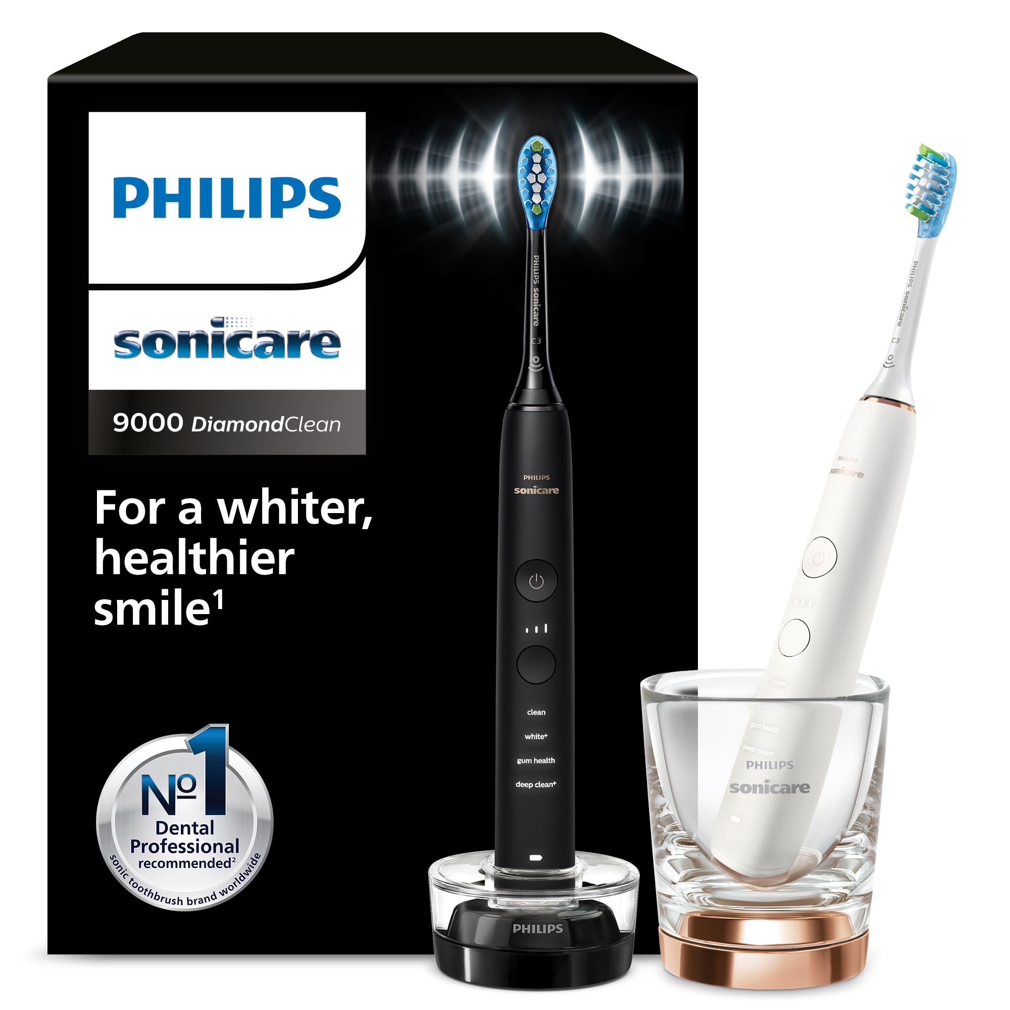 Philips HX9914 Sonicare Diamondclean 9000 Duo-Pack black/rose white