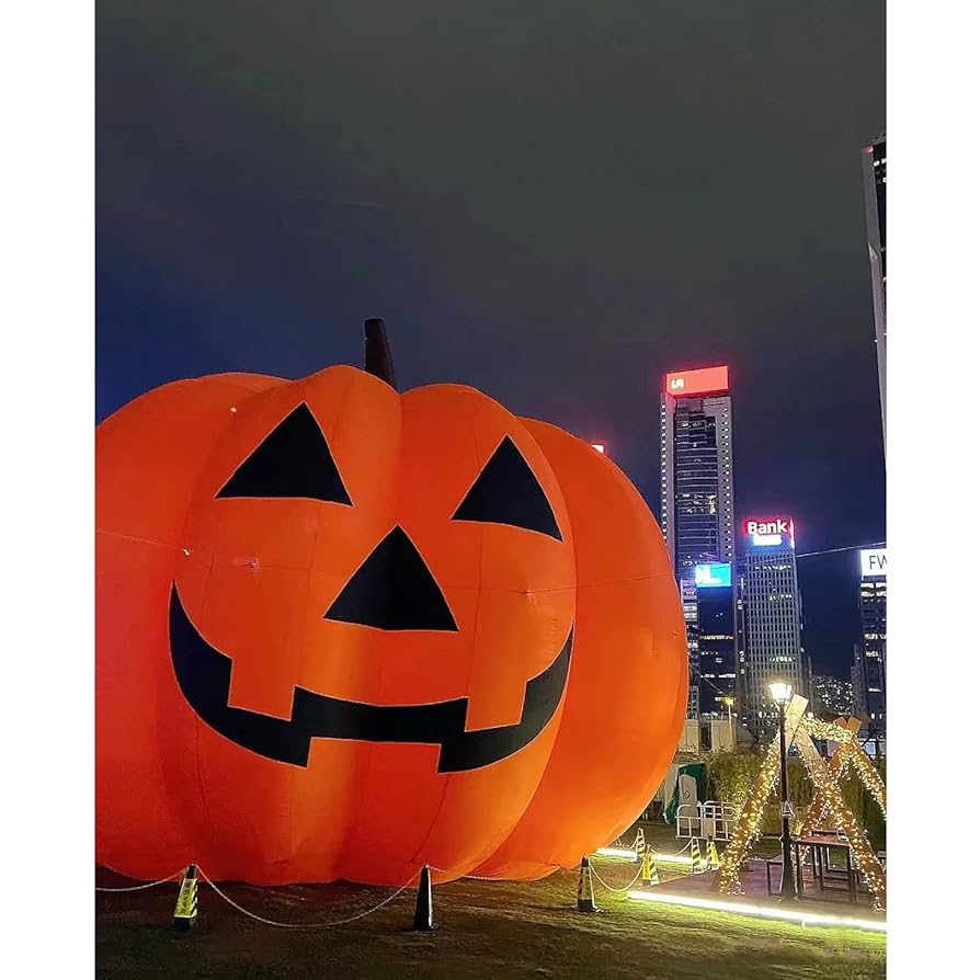 LVAOSTT 26FT Giant Halloween Inflatable Pumpkins Outdoor