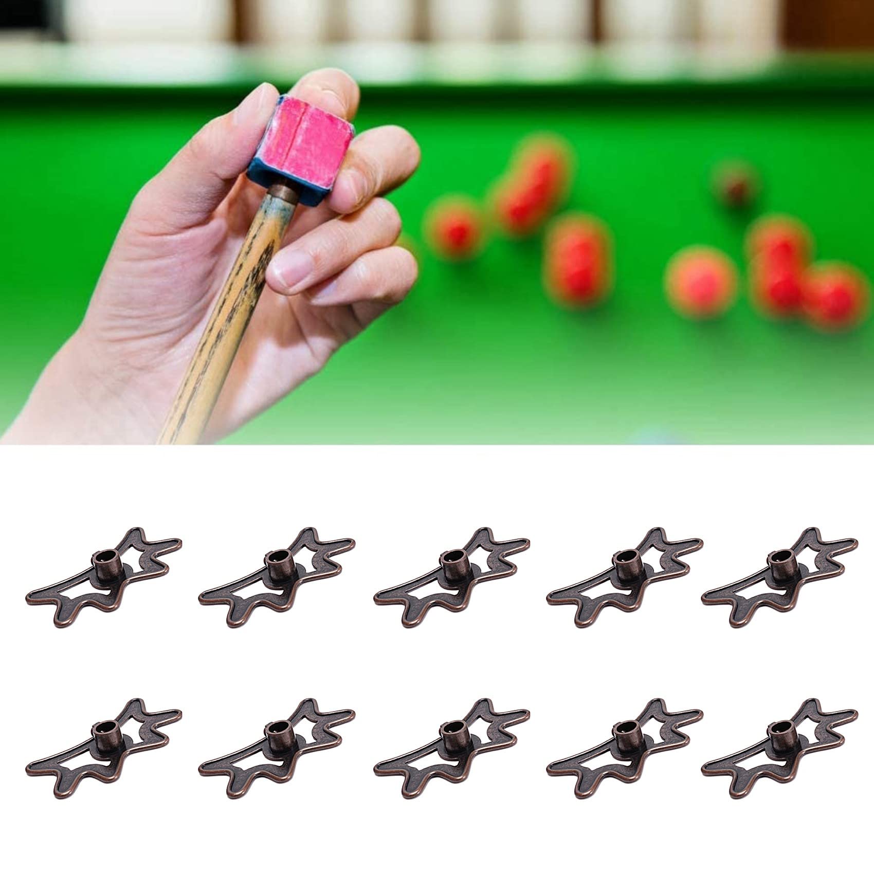 Cremagliera Per Stecca Biliardo | Testa A Ponte Con Corna | Design In Plastica - Foto 2