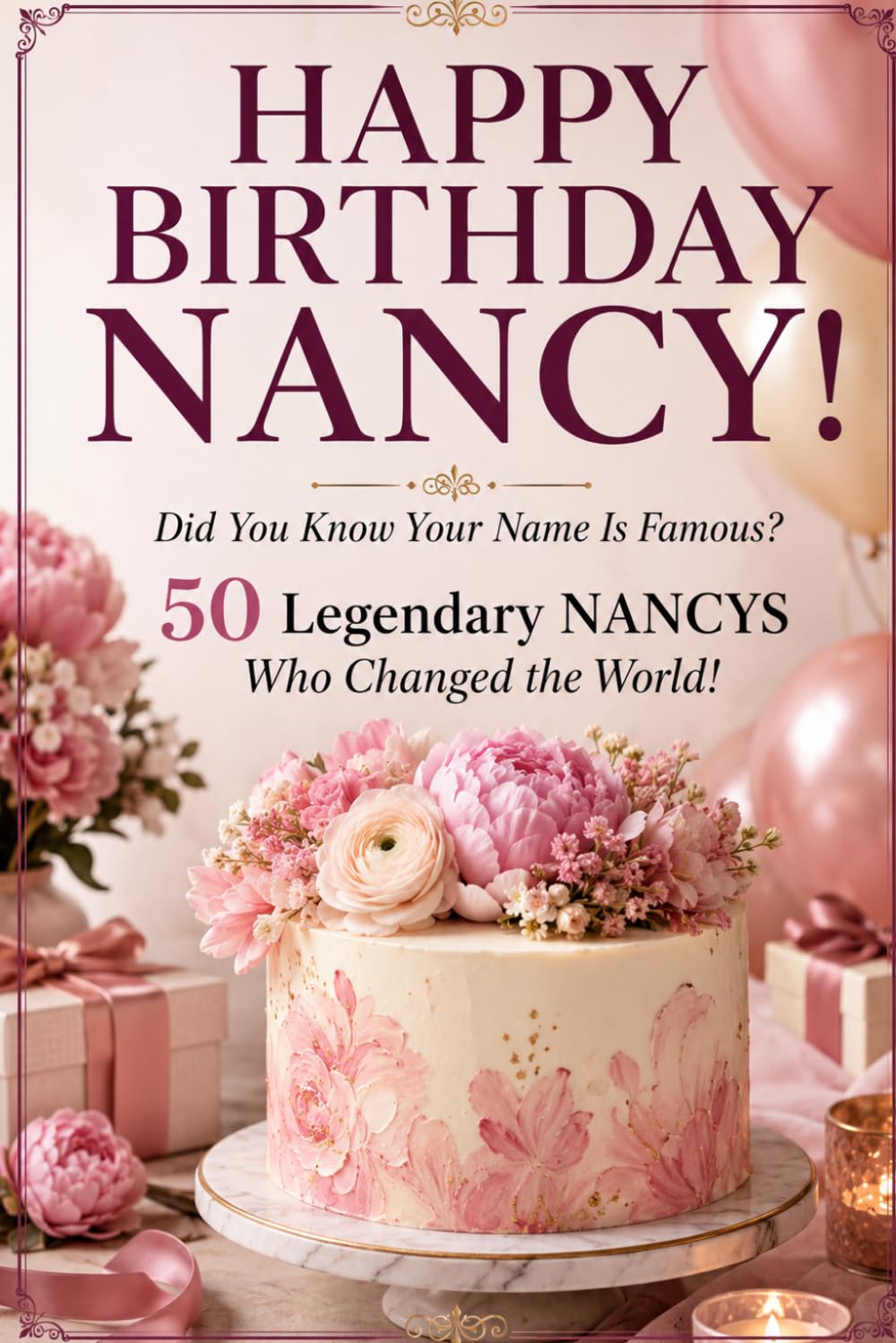 Happy Birthday, NANCY! Did You Know Your Name Is Famous?: 50 Legendary Nancys Who Changed the World
