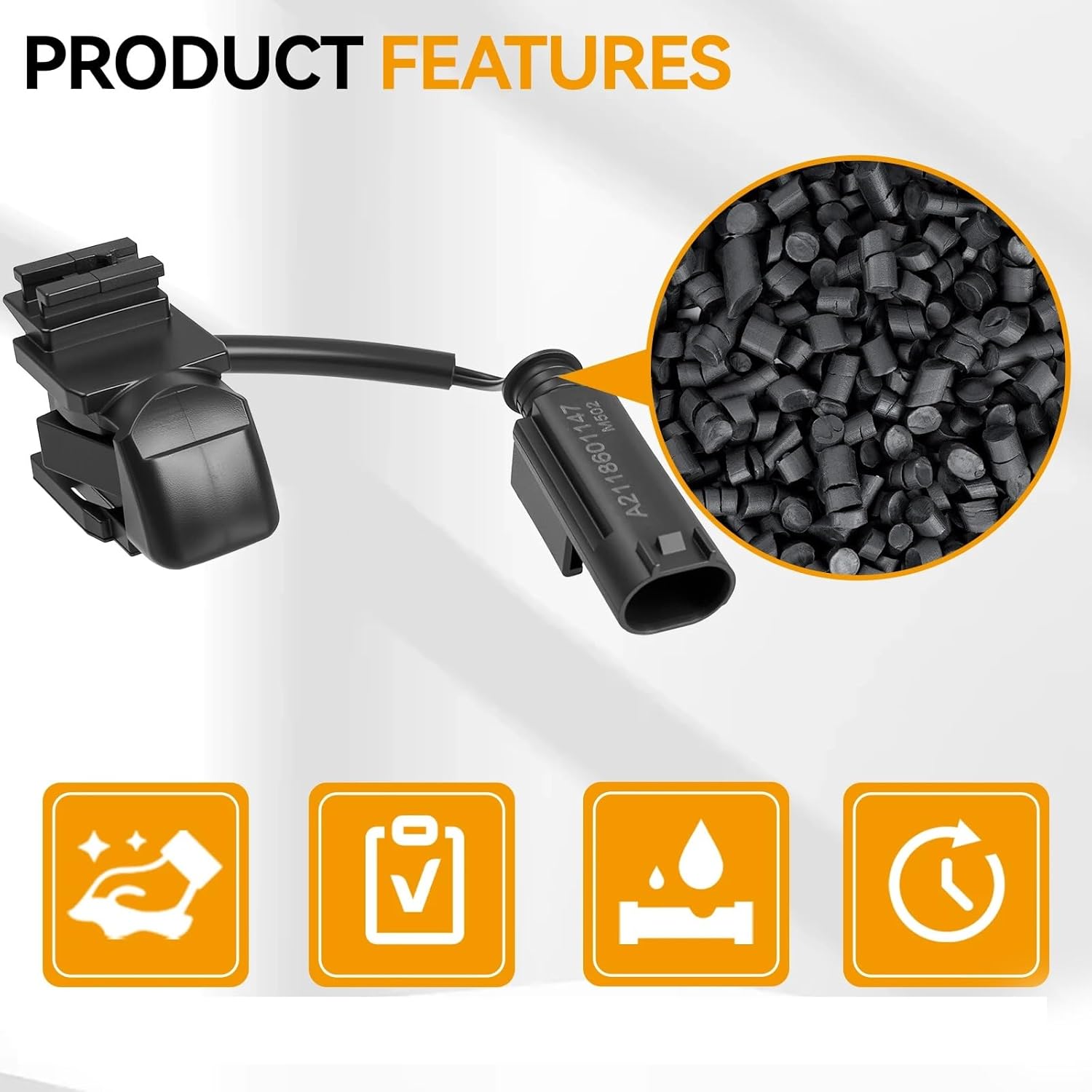 Windshield Wiper Nozzle Compatible With Benz C E For CLK CLS SLK R-CLASS W203 W211 W209 W219 2x Windshield Heated Washer Sprayer Nozzle OE A2118601147