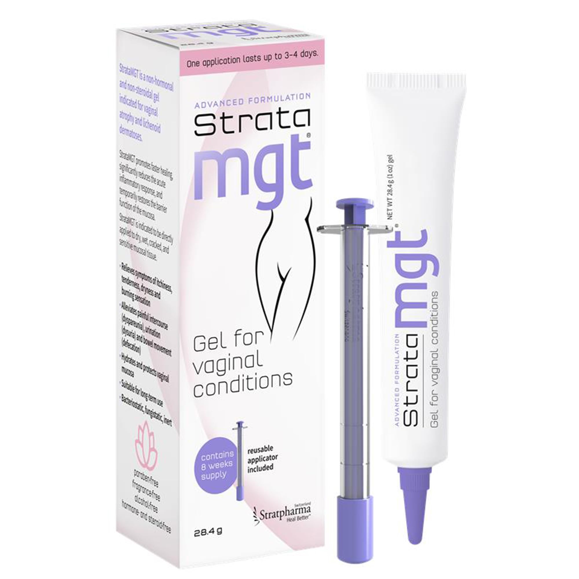 Vaginal Moisturizer - Non-Hormonal & Non-Steroidal- Post Menopause Support for Vaginal Dryness, Itching and Burning – Lichens and Vaginal Atrophy - more than just a moisturizer! 1oz/28.4g
