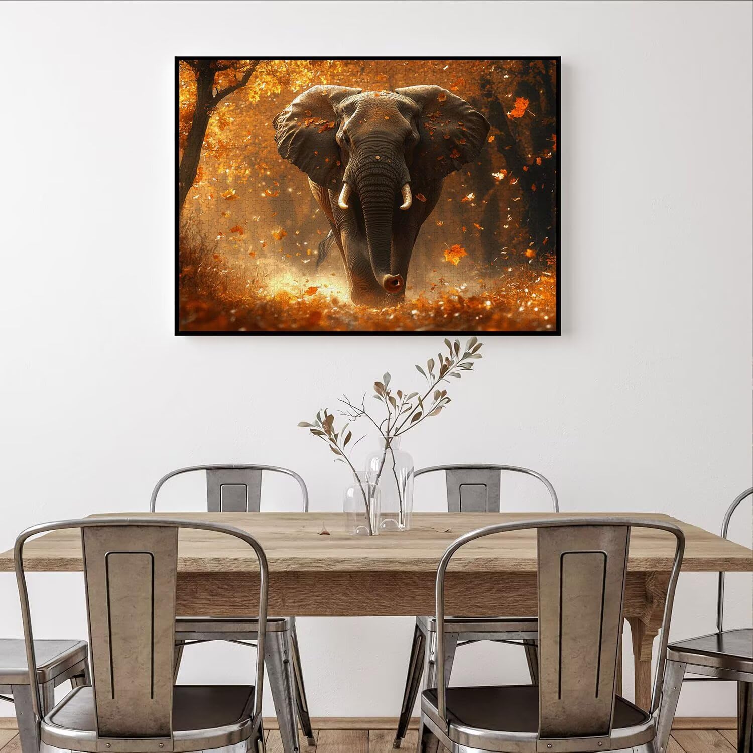 Puzzle 6000 Pezzi Elefanti Puzzle Classici per Gioco Familiare, n-91 | Impossibile Puzzles, Intrattenimento Creativo, Rilassamento Intelligence, Regalo per Amore e Amico, Decorazioni Casa, Autunno