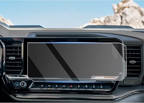 CDEFG 2022-2025 2026 Silverado Sierra Screen Protector for 2024 2025 2026 Silverado 1500 Sierra 1500 2500HD 3500HD Accessories Touch Screen Vidrio
