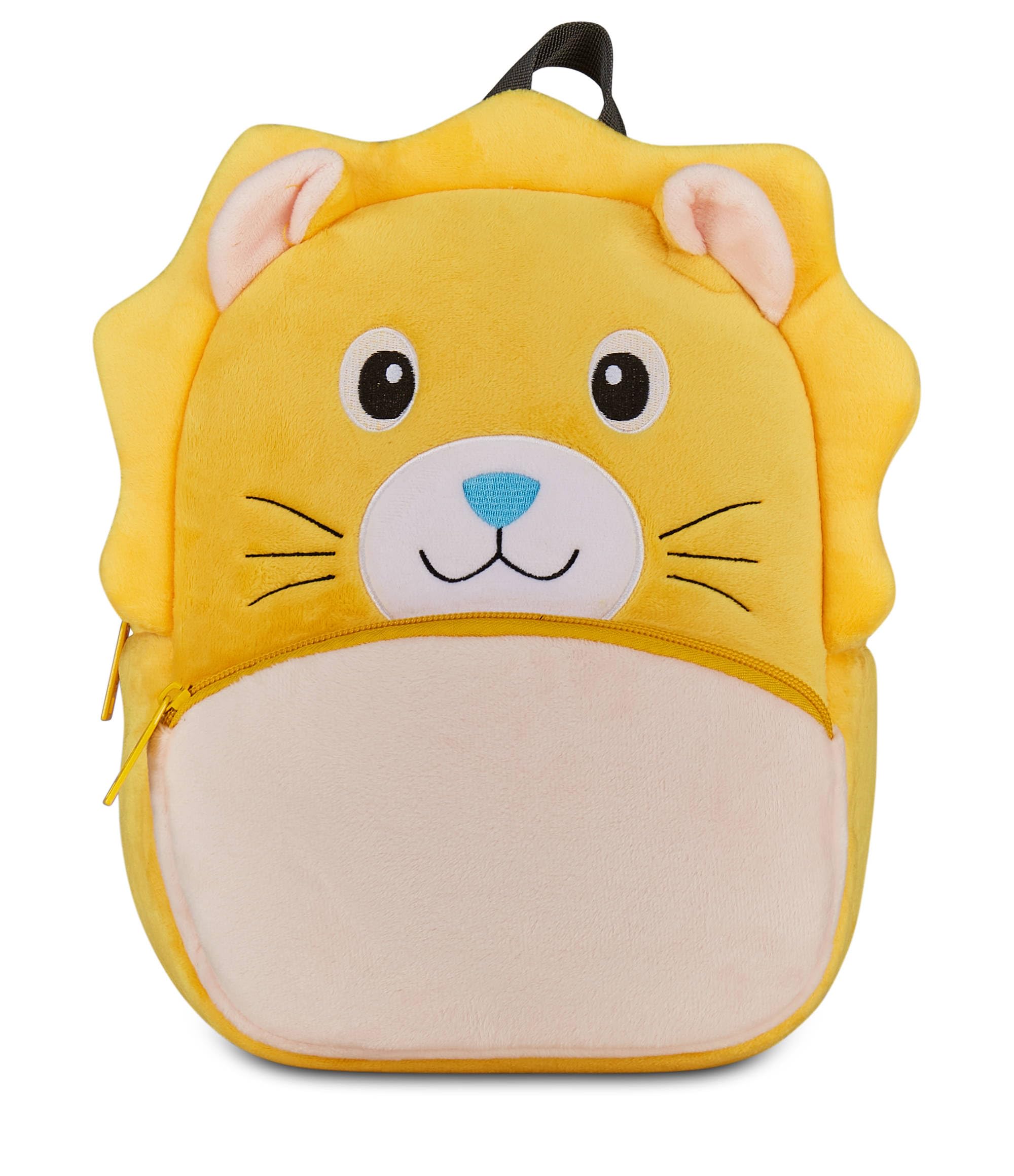 SJ GANG STYLE JAM GANG Children's Nursery Backpack, Lion, Yellow, Front Pocket, Children's Backpack, Kindergarten, yellow, Taglia unica, modern