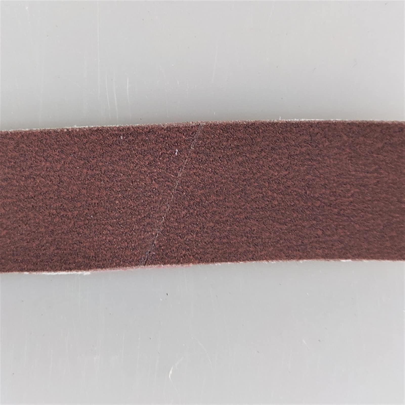10 sztuk pasów ściernych z tlenku glinu 762x25mm, czerwonych