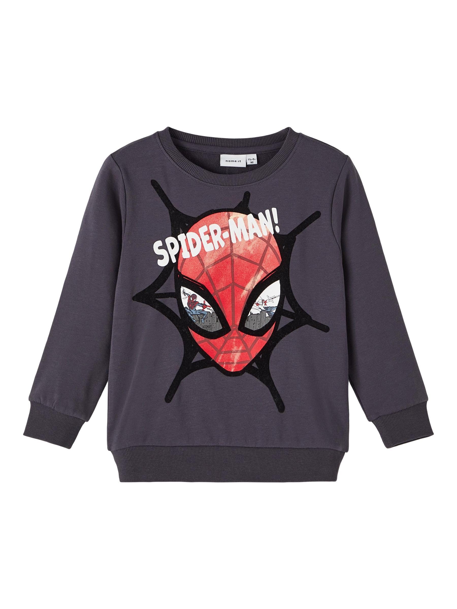 Name It NMMSVENDE SPIDERMAN SWEAT BRU MAR Sweatshirt Erkek çocuk