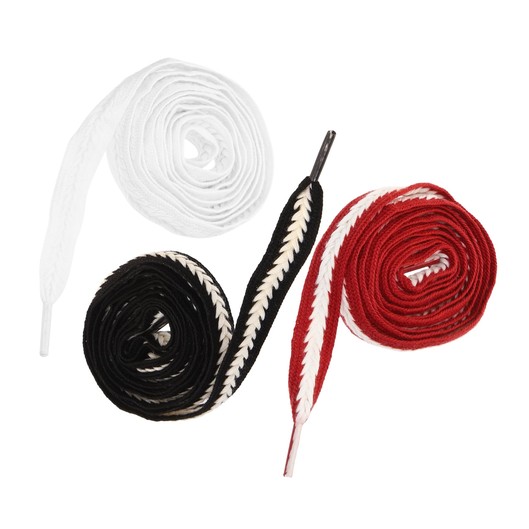 15pares Flat Wide Shoe Lace Replacement for Sneakers Casual Shoes and Boots and Stylish
