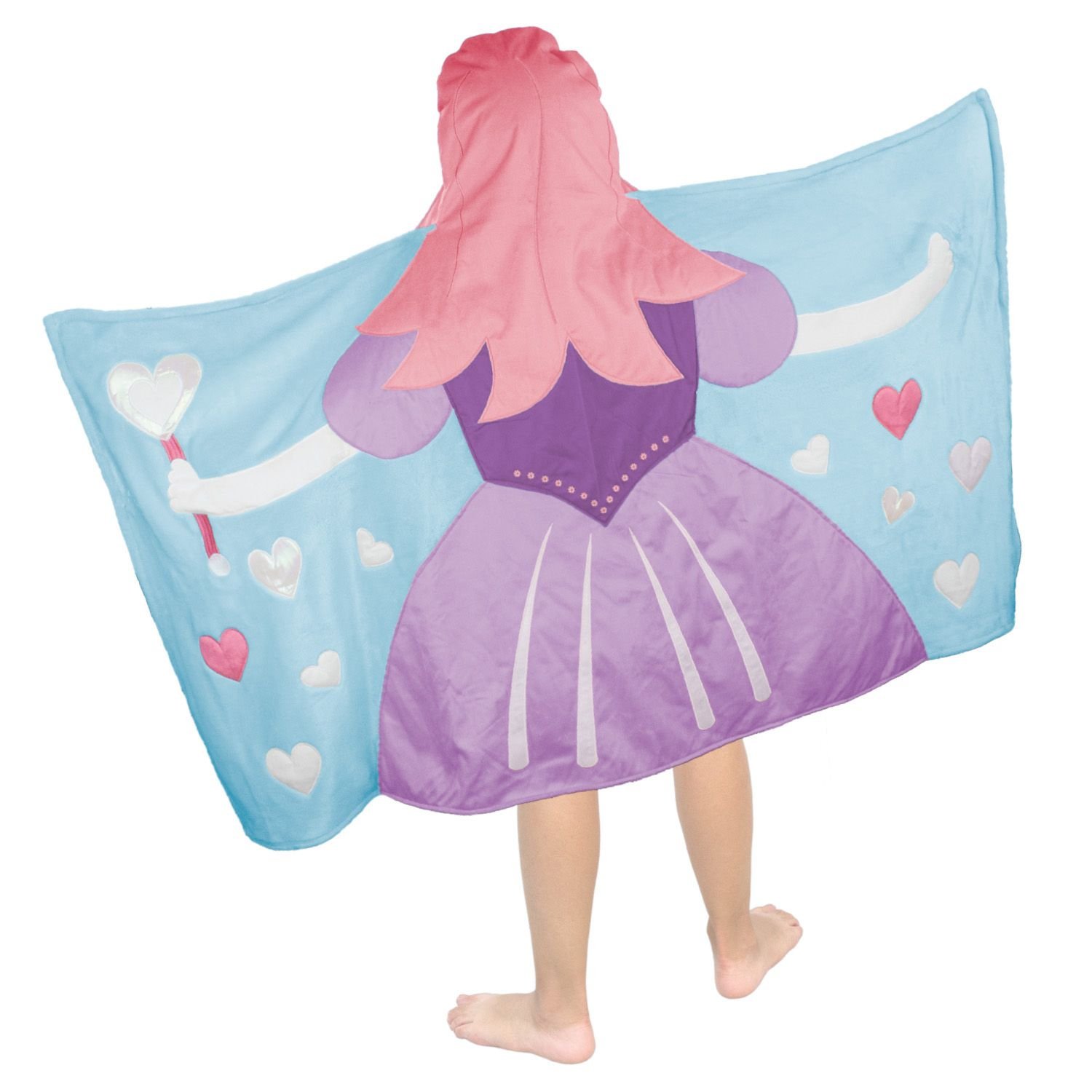 Best Brands Kids Hooded Throw - Princess