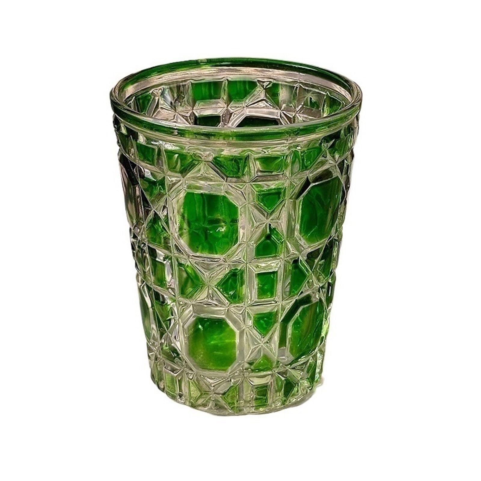 Vasos de vidrio vintage con relieve el regalo ideal para estrenar casa