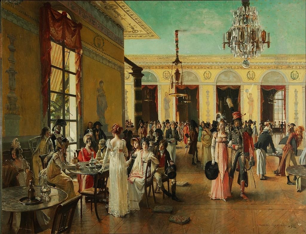Pintura murales decor en lienzo de alta calidad con escena de Napoleón por Francois Flameng 5