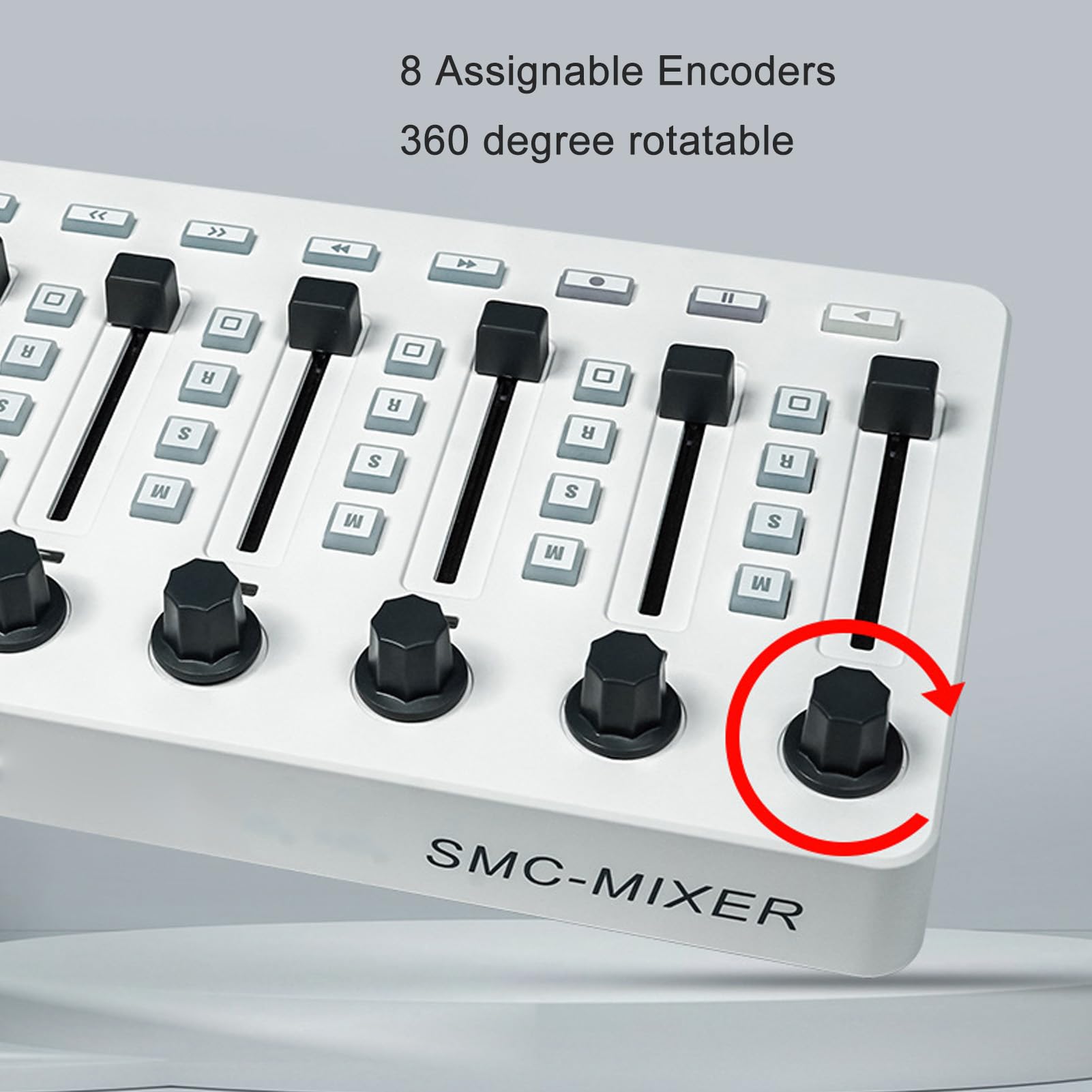 Amazon.com: MIDI Controller Mixer,Portable ABS 43 Control Keys 8