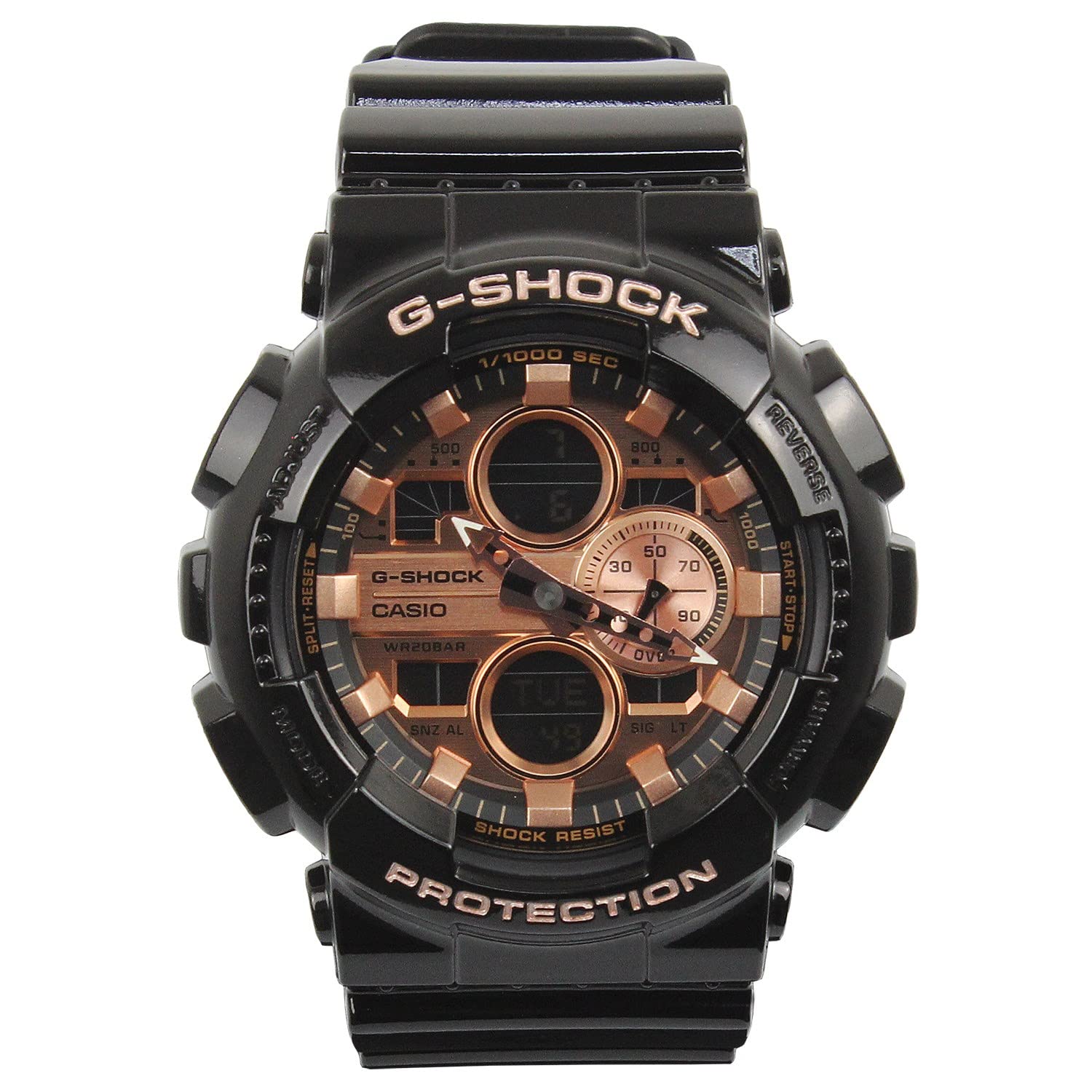 Casio G-Shock Analog-Digital Rose Gold Dial Mens Watch - GA-140GB-1A2DR(G1022) (B088BWFLWD) Amazon Price History, Amazon Price Tracker