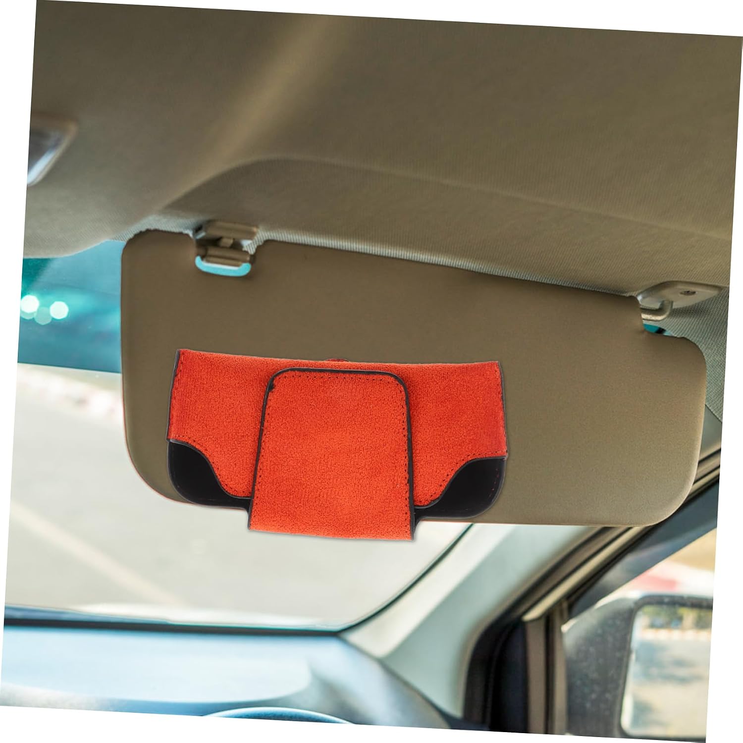 Holibanna Automotive Sunglasses Holder Stylish Eyewear Organizer for Sun Visor Case for Sun Versatile Accessory for Car Interiors and Outdoor Activities image 4