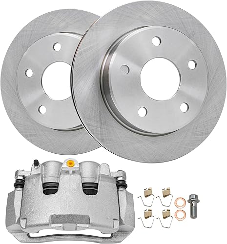 Miniatura 10 de Detroit Axle - Kit de Frenos Delanteros para Ford Escort Mazda MX-3 Protege Mercury Tracer Rotores de Freno Cerámica Pastillas de Freno Reemplazo: