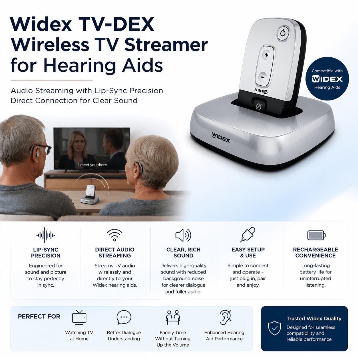 Amazon.com: Widex TV-DEX Wireless TV Streamer for Hearing Aids