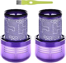 V12 Filter for Dyson V12 Detect Slim Absolute Extra Vacuum Cleaner, Replacement Filter for Dyson V12 Slim Motorhead Complete Replacement Parts Accessories 971517-01, Pack of 2