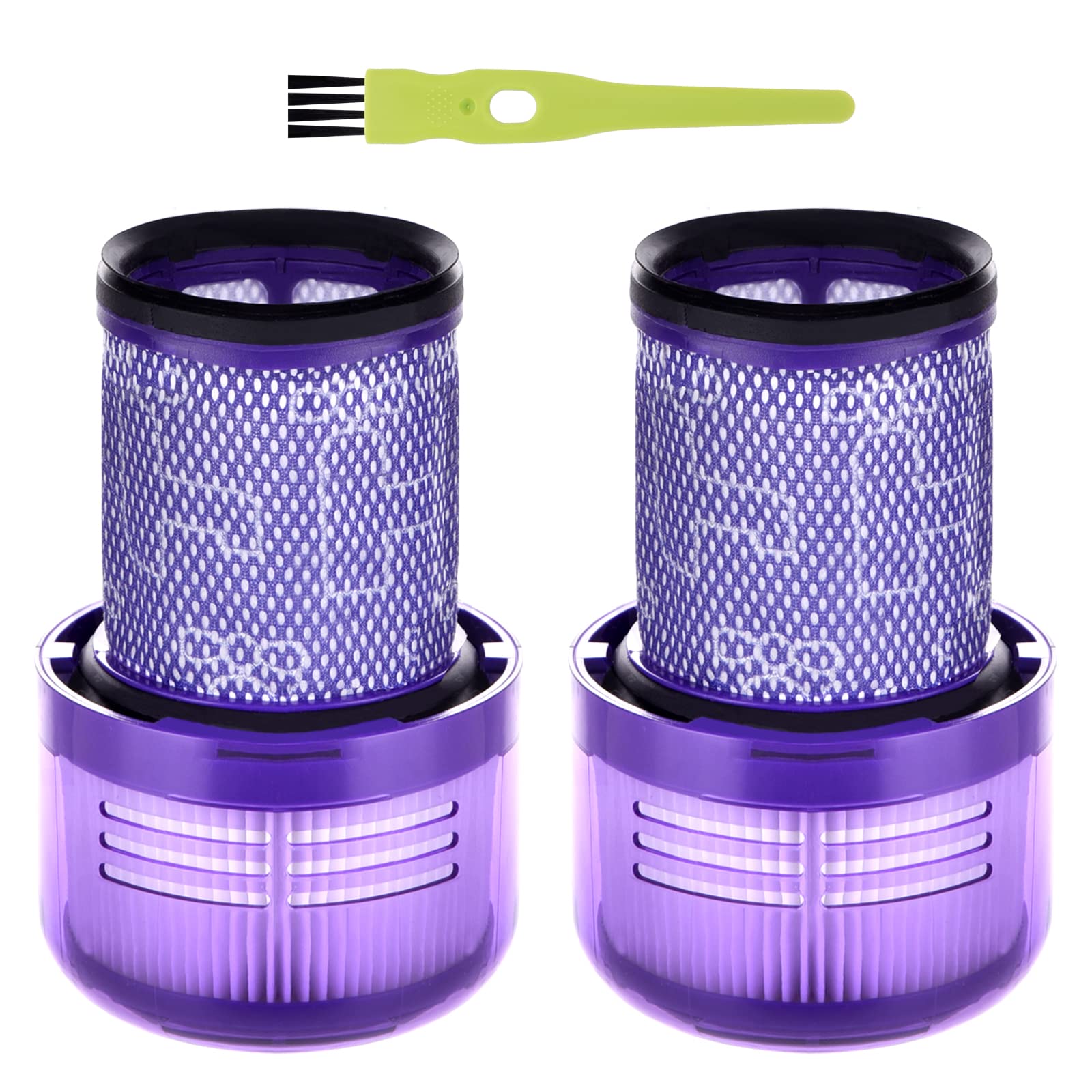 V12 Filter für Dyson V12 Detect Slim Absolute Extra Staubsauger, Ersatzfilter für Dyson V12 Slim Motorhead Complete Ersatzteile Zubehör 971517-01, 2 Stück