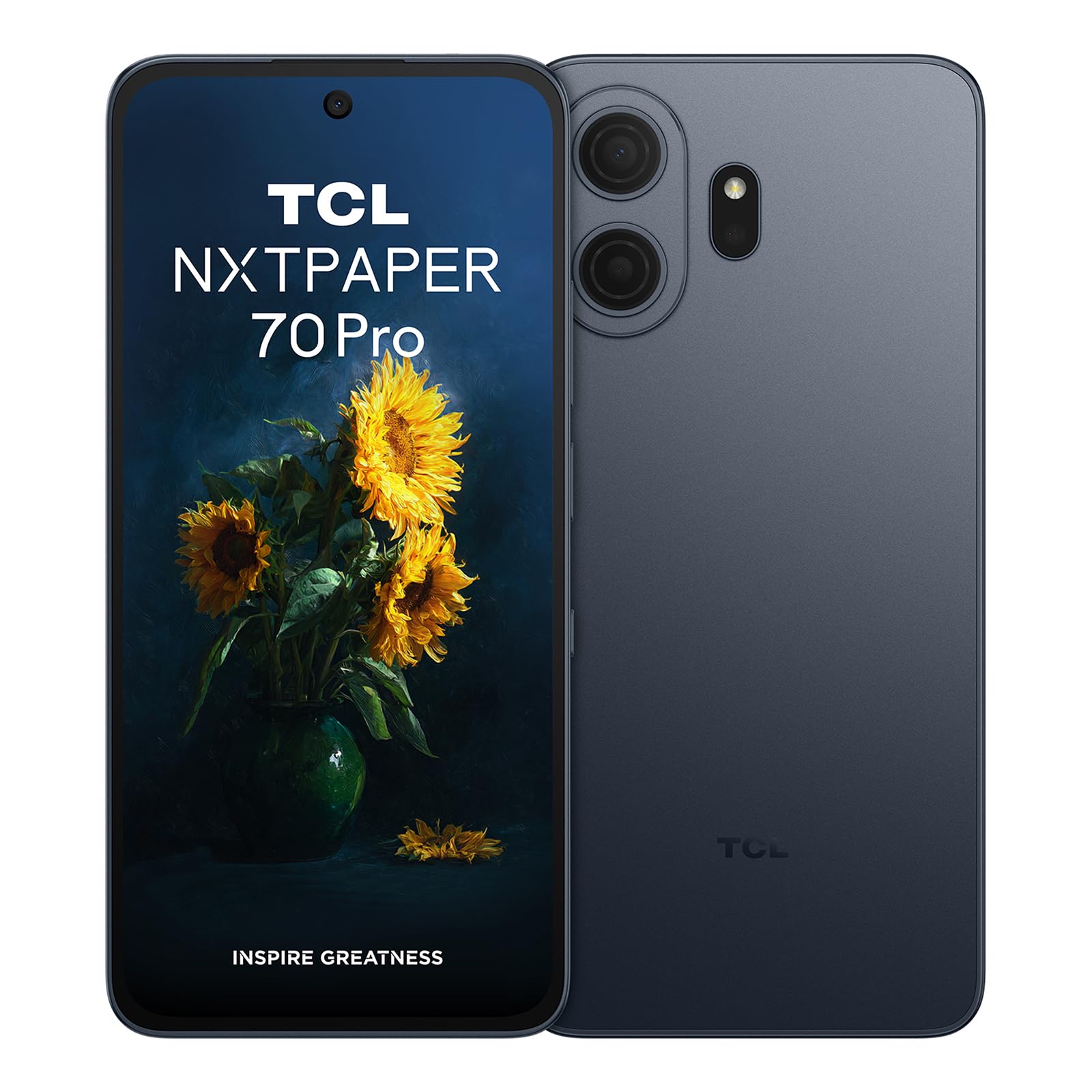 TCL NXTPAPER 70 Pro 5G – 6,9" NXTPAPER 4.0-scherm, 50 MP OIS-camera, 256GB/8GB, Dimensity 7300, Kleur Nevelgoud