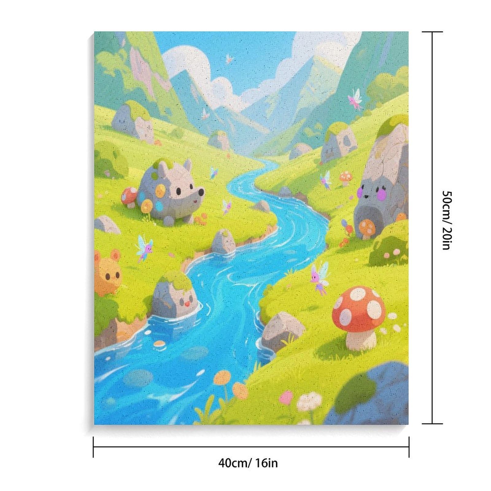 KOAYUBFC Malen nach Zahlen für Erwachsene, Anfänger, Erwachsene, Malen-nach-Zahlen-Kits auf Leinwand, Acryl-Ölfarben, Gemälde mit Pinseln als Geschenk, Wanddekoration für Zuhause, Wanddekoration