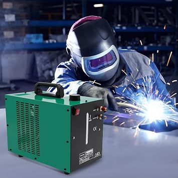 8L/2Gal TIG Welder Water Cooler 370W 110V Industrial TIG Welder Torch Water Cooler Welding Machine -4140 F TIG Torch Water Cooling System 1.8 GPM Rated Water Flow