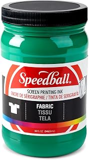 Speedball Fabric Screen Printing Ink, 32-Ounce, Green