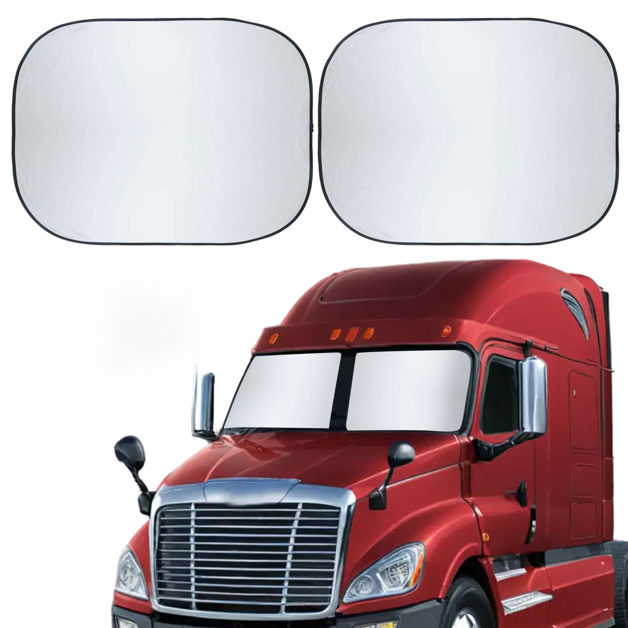 EcoNour Semi Truck Windshield Sun Shade, Reflective UV &amp; Heat Protection