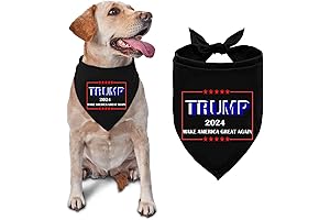 Trump 2024 MAGA Dog Bandanas: The Patriotic Flair for Your Furry Friend