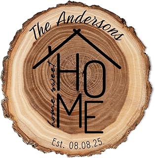 New Home Gift Coaster Set, Real Wood Coasters, Made in USA, Closing Gifts for Home Buyers, Personalized Wood Coaster Set, Housewarming Gift