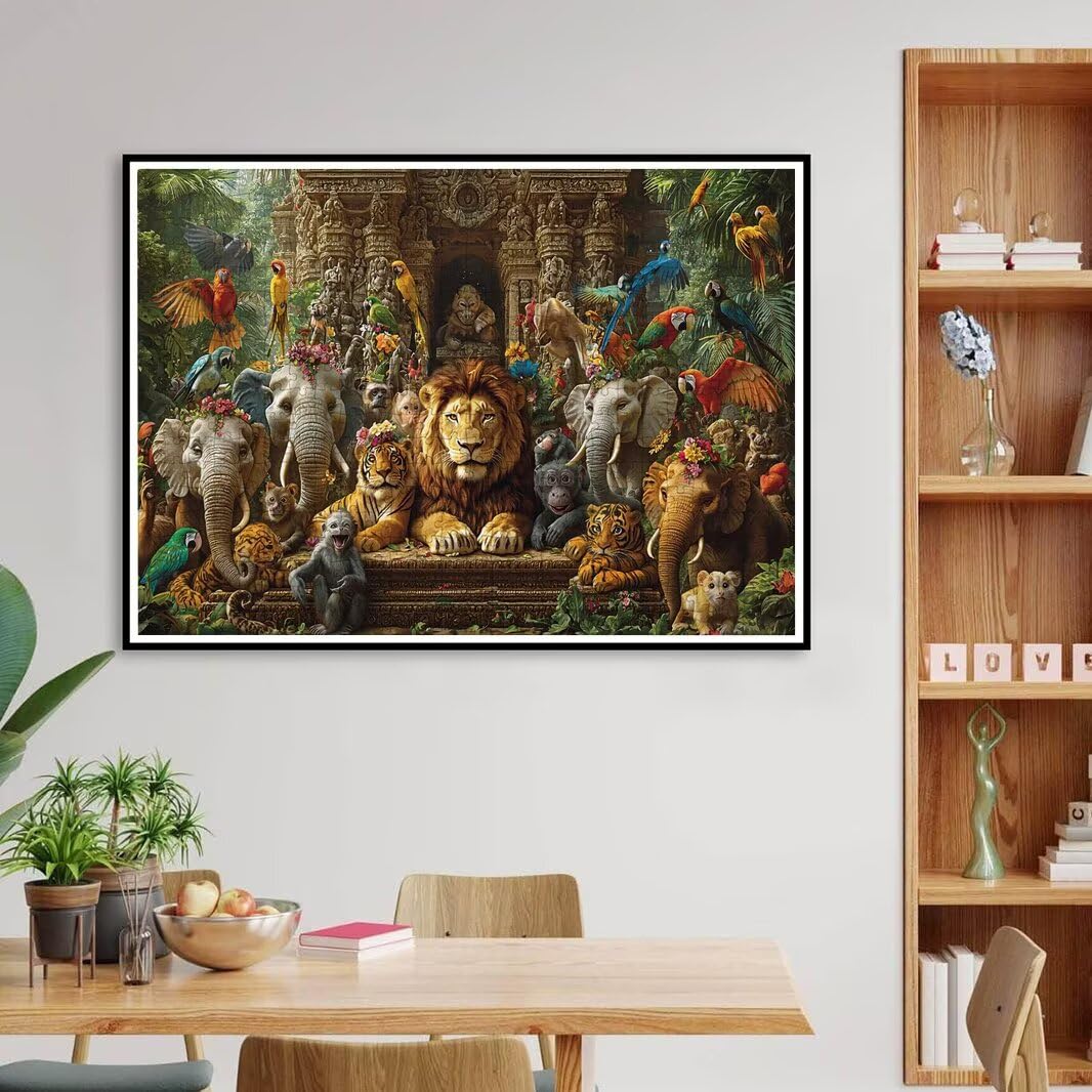 Puzzle dla dorosłych 1000, puzzle ze zwierzętami dla dorosłych -4408