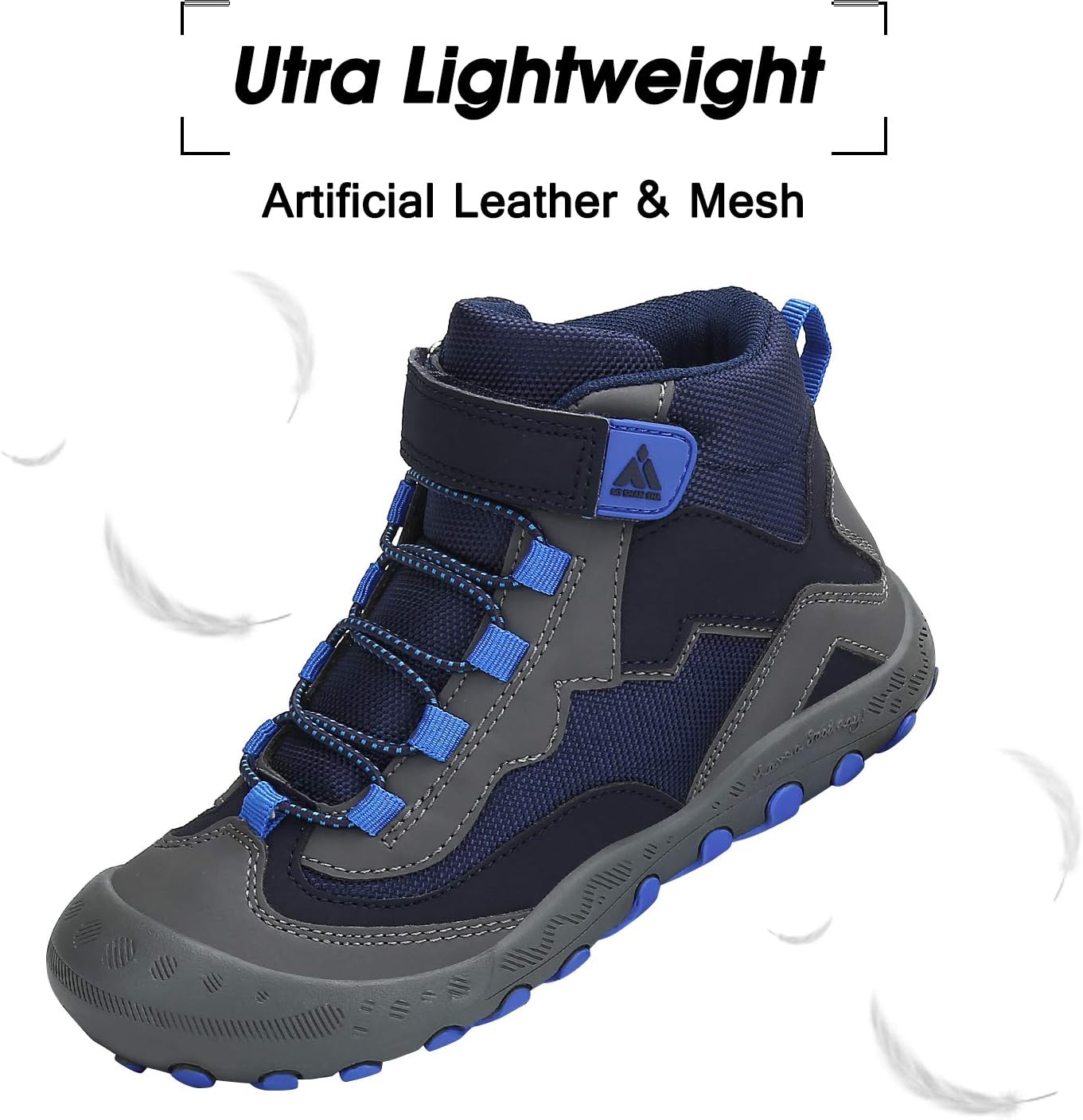Mishansha Kids Hiking Boots Toddler Girls Boys Hiking Shoes Water-Resistant Anti-Collision Non-Slip Athletic Outdoor Trekking Boots - Image 4