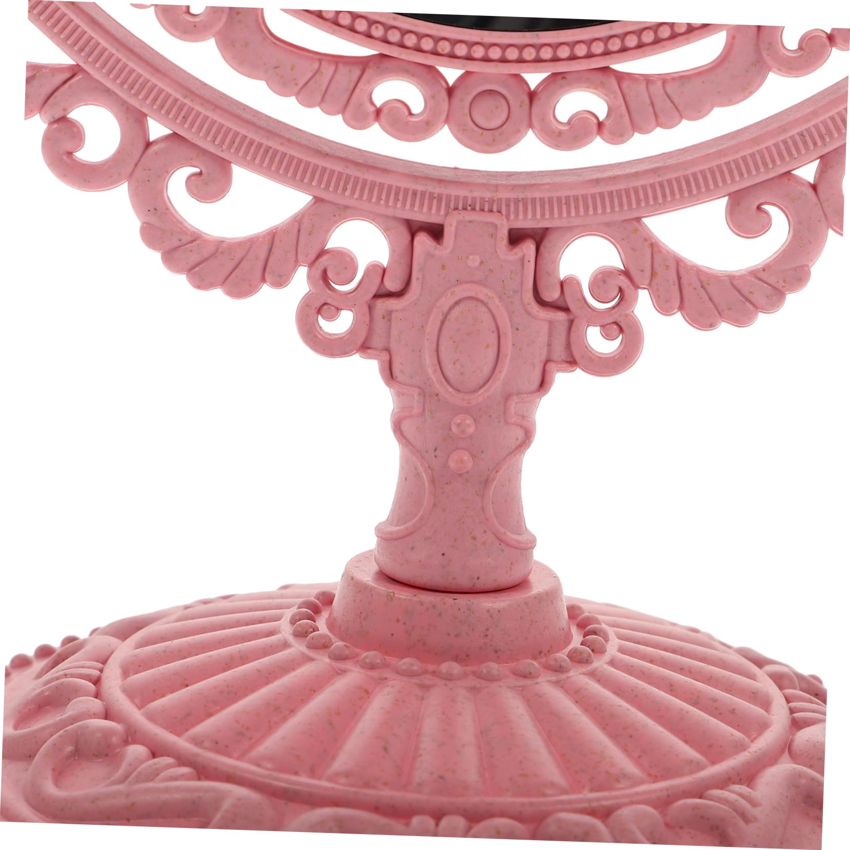 HONMEET Desktop Rotating Makeup Mirror Shaped Portable Vanity Mirror for Home Use Design for Travel Dating Everyday Makeup