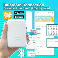 vretti HP2 Bluetooth Címkenyomtató iOS Android Öntapadós Címkékhez Otthon Irodához 2