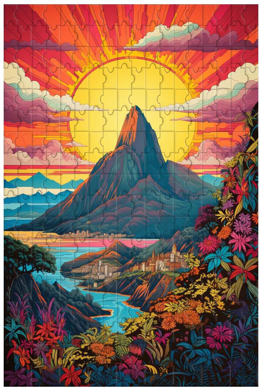 WXLSL 1000 Teile Puzzle New York Freiheitsstatue – Holzlandschaftspuzzle Für Erwachsene & Kinder, 75x50 Cm, Inkl. Poster
