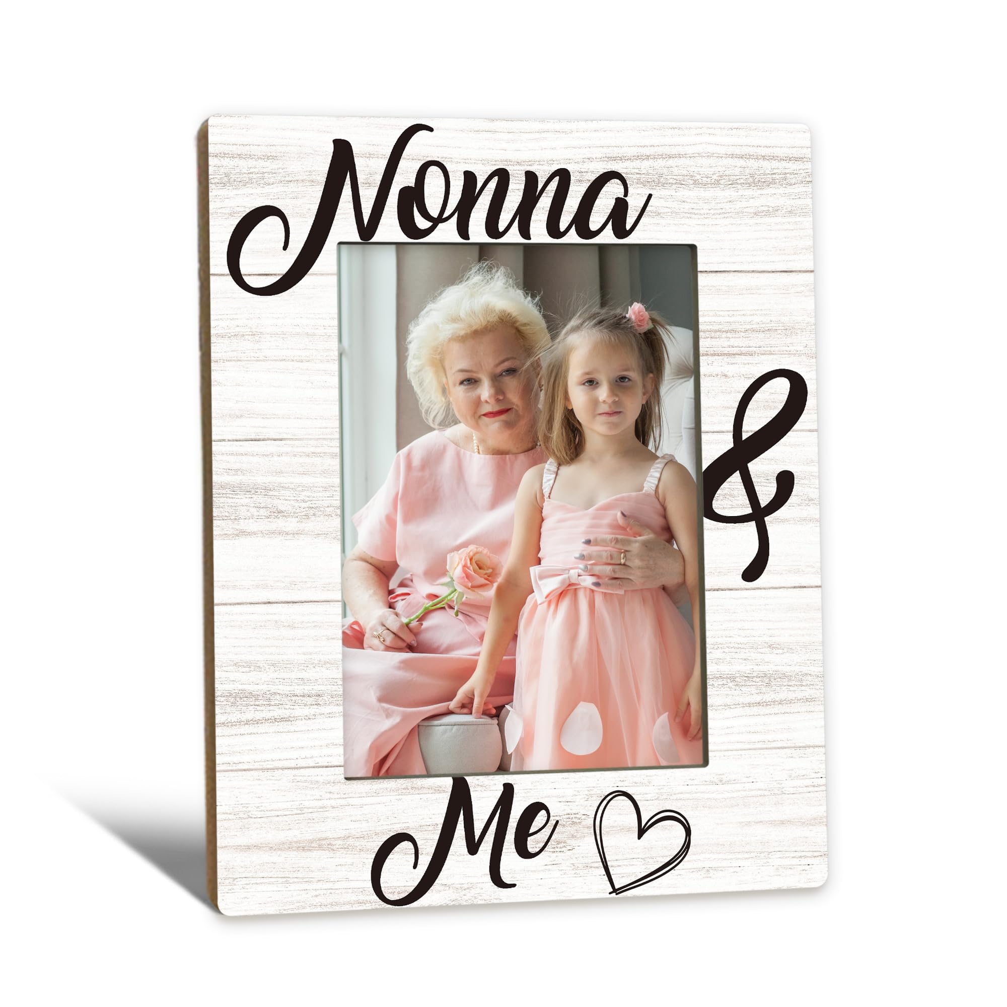 Beliran Nonna Gifts Picture Frames - Grandma Photo Frame, Nonnas Grandma Gifts for Birthday from Grandkids Grandchildren, Nonna and Me Picture Grandmother Photo Frames for Home Bedroom Decor, 5x7