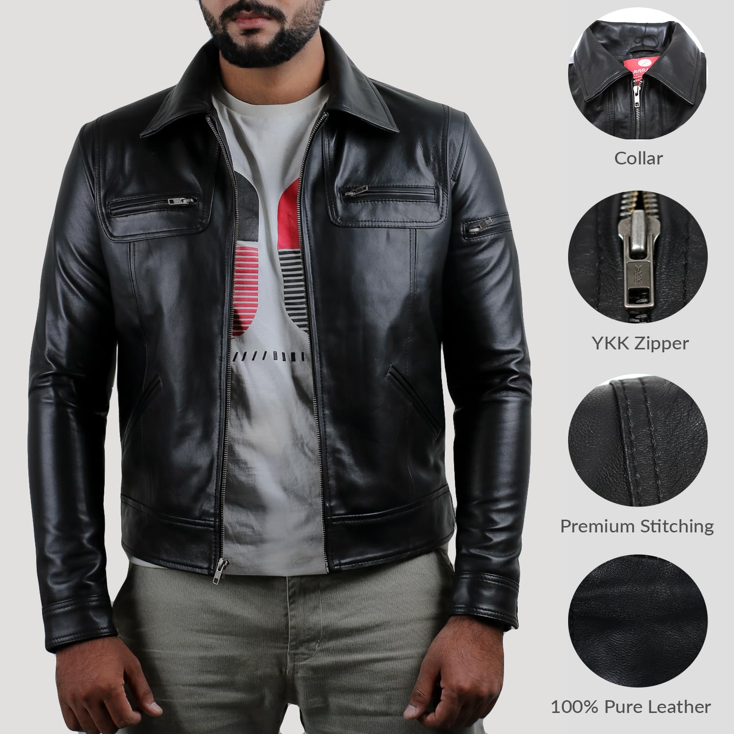 Jaqueta masculina Laverapelle de couro de cordeiro legítimo (preta, jaqueta de motoqueiro) – 1501200, 01a- Black – With Polyster Lining, Large em promoção! Veja a oferta e mais achadinhos de Jaquetas & Casacos 3 Hoje é o melhor dia para comprar Jaqueta masculina Laverapelle de couro de cordeiro legítimo (preta, jaqueta de motoqueiro) – 1501200, 01a- Black – With Polyster Lining, Large com aquele preço maroto! Promoção! Aproveite a oferta! 3