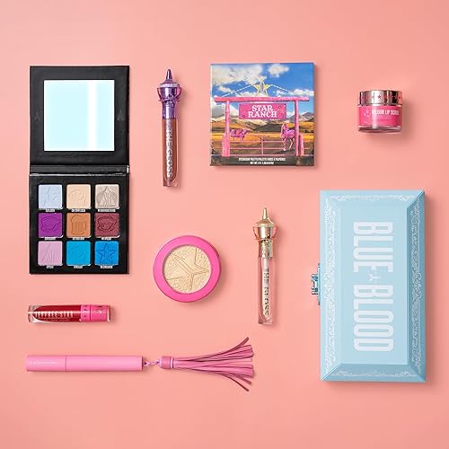 Jeffree Star Cosmetics Caja de maquillaje misteriosa de regalo navideño de edición limitada juego de 9 piezas
